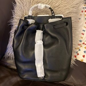 Leather Designer backpack